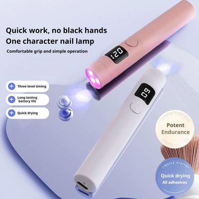 Professional Nail UV LED Lamp With Display Rechargeable Portable Mini Nail Dryer UV Lamp For Nails Art For DIY Manicure