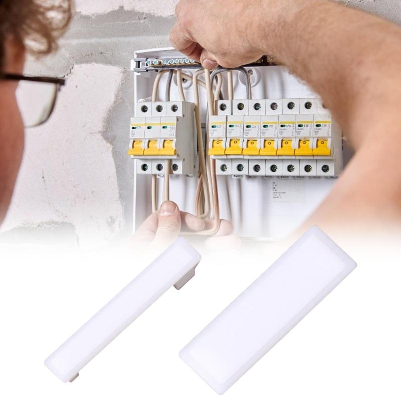 50Pieces Multipurpose Single Gang White Brushplate Wall Covers Portable Accessory for Concealing PZ30 and Speaker Wire