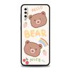 Cute BEAR Phone Case For Samsung Galaxy A15 A13 A51 A71 A41 A31 A21S A11 A03S A05 A12 A32 A52 A22 A23 A25 A33 A53 A73 5G Cover