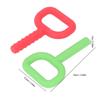 2 Handheld Chew Chewable Silicone Sensory Teething Toys for Encourages Chewing and Lower Back Suitable for Ages Year Toys, D-Shaped Babies, Function,