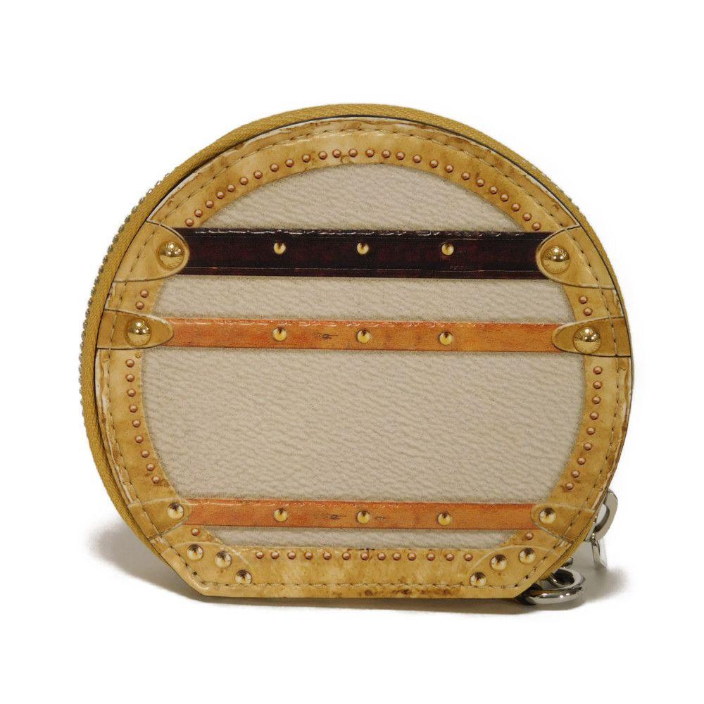 Used 12564 Micro Boite Chapeau M52747 7943 Key Chain, Unused, Transformed Trompe l'oeil Beige, Unisex from Japan