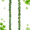 4Pcs Gold Green Tinsel Twist Hanging Twist Ornament for Irish Festival Christmas Tree Decoration Wedding Birthday Party