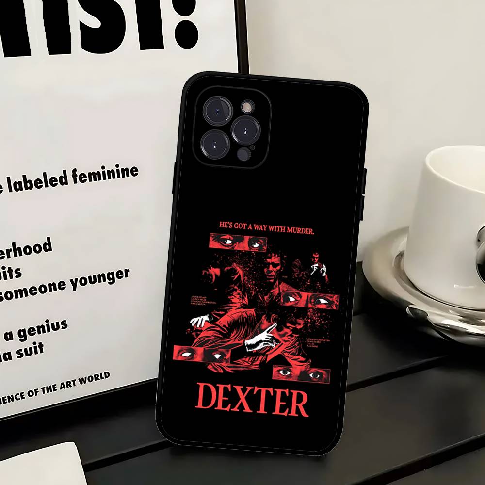 

D-Dexter Morgan Phone Case For Iphone 17 16 15 14 13 12 11 Pro Max Plus Black Shell Cover Case iPhone 11 pro