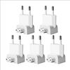 5/1PCS EU Plug Converter Travel Charger Adapter Wall Outlet Connector Duck Head for MacBook Mac Pro MagSafe iPad Tablet Charge