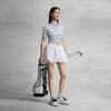 FILA Golf Series Fashion Simple Classic Retro Sports Casual Golf Versatile Comfortable Striped Polo Knit Short Sleeve Women tops A11W625410FWT