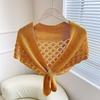 Weave Knitted Hollow Shawl Cross Blouse Shoulder Fake Collar  Autumn/Winter/Spring/Summer