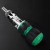 Multiuse Ratchet Screwdriver Set With Magnetic S2 Alloy Steel Bits For Various Home Professional Repair Assembly Tasks