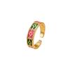 Female Retro Fashion Niche Light Luxury Ring