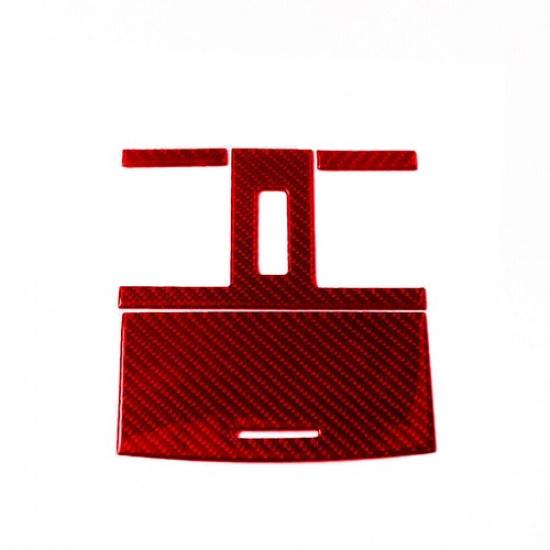 Red Carbon Fiber Overhead Console Panel Cover Trim For Chrysler 300 2005-2007