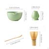 Matcha Preparation Kit Featuring Bowl, Spoon, and Bamboo Whisk Accessories