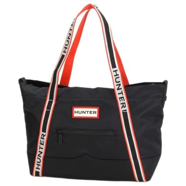 

Hunter Nylon Medium Top Clip Tote Bag UBS1201KBM Black чорний