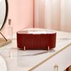 New Cotton Swab Makeup Box Desktop Make Up Container with Transparent Lid Organizer Storage Box for Cotton Swab/Cotton Pads