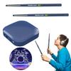 Electric Air Drumsticks Professional Air Drum Electronic Virtual Air Drum Drumsticks Pedals Pocket Drum Set for Beginners Kids
