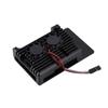 2025 Extreme Cooling Fan Heatsink Kit Aluminum Case Metal Shell Enclosure for Raspberry Pi 3 Model B B+ Accessories