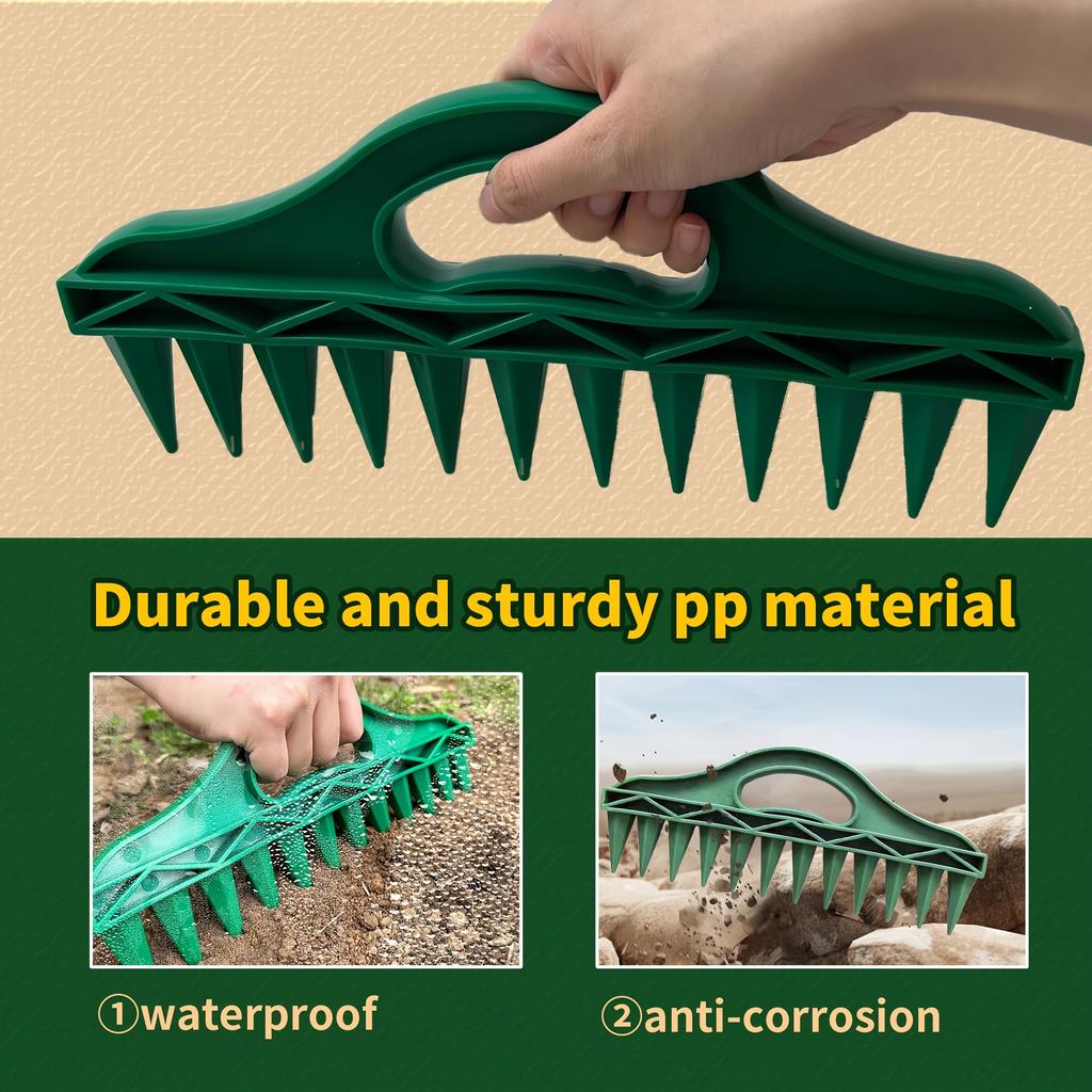 Garden Seed Planter Soil Punch Tool Quick Hole Digger Vegetable Planting Spacing Dibber