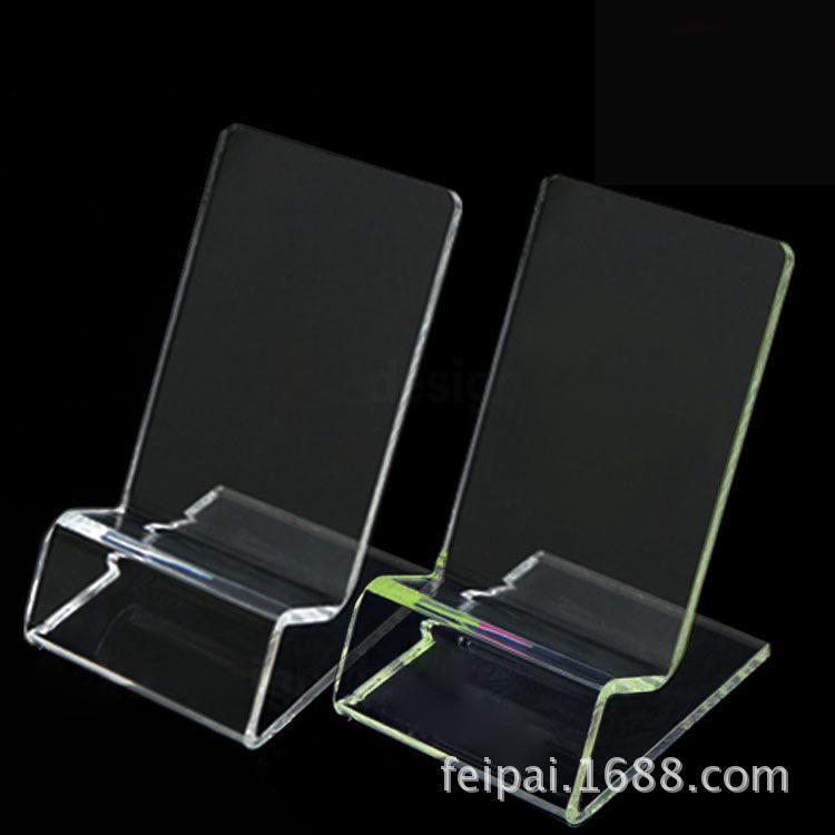 Universal Transparent Acrylic Mobile Phone Stand for Desk