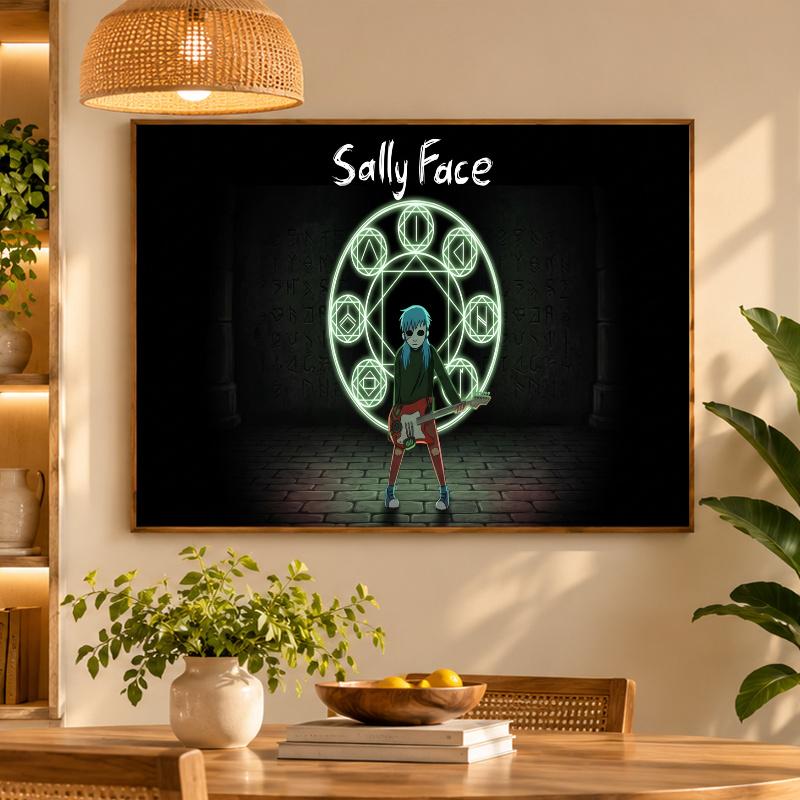 5D Diamond Painting Sally Face DIY Full Drill Diamond Art Kit Home Decoration