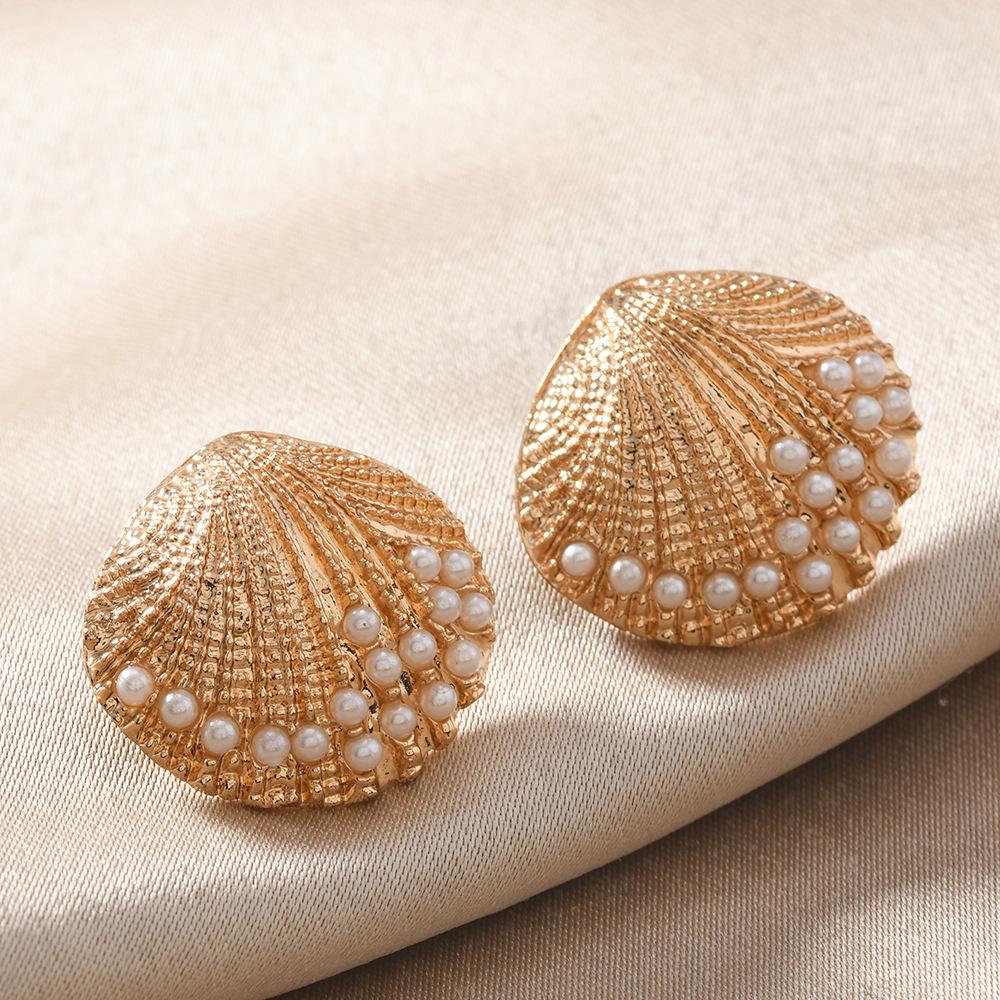 European Creative Punk Geometric Snake Coil Long Earrings