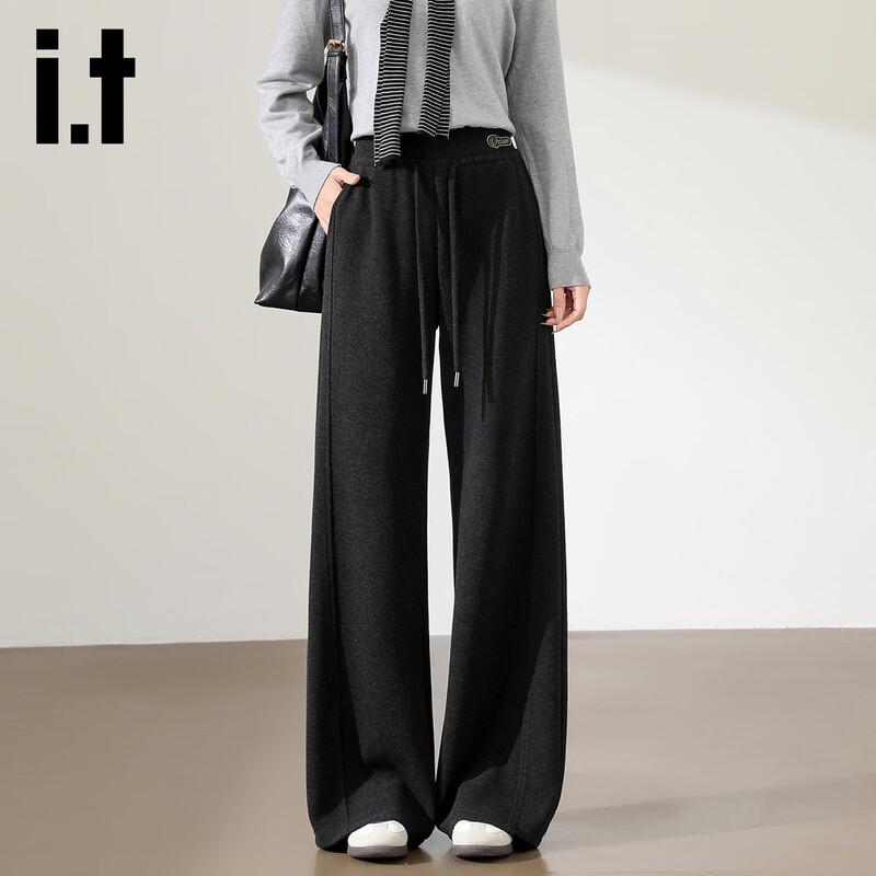 Izzue It Женские повседневные брюки с высокой посадкой и прямыми штанинами M