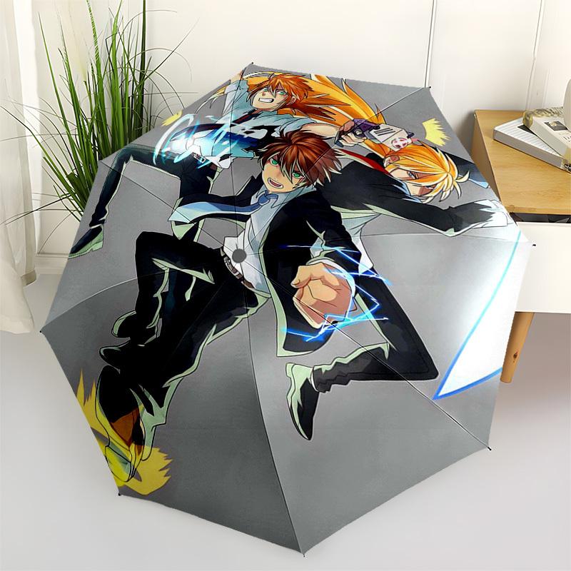 

1pc Anime Characters Automatic Opening Folding Outdoor Umbrella - 8 Bone Iron Frame - Suitable for Fans, Travel, Daily Use - Perfect Gift for Ani
