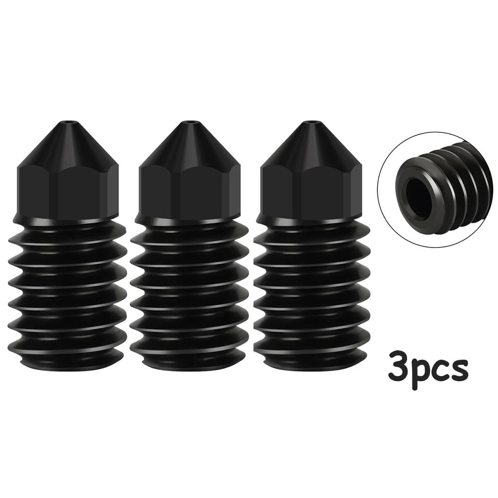 Nozzle For Flashforge AD5X New Version Upgraded Bimetallic Hardened Steel Nozzles 0.2/0.4/0.6/0.8mm 3D Printer Replacement Parts