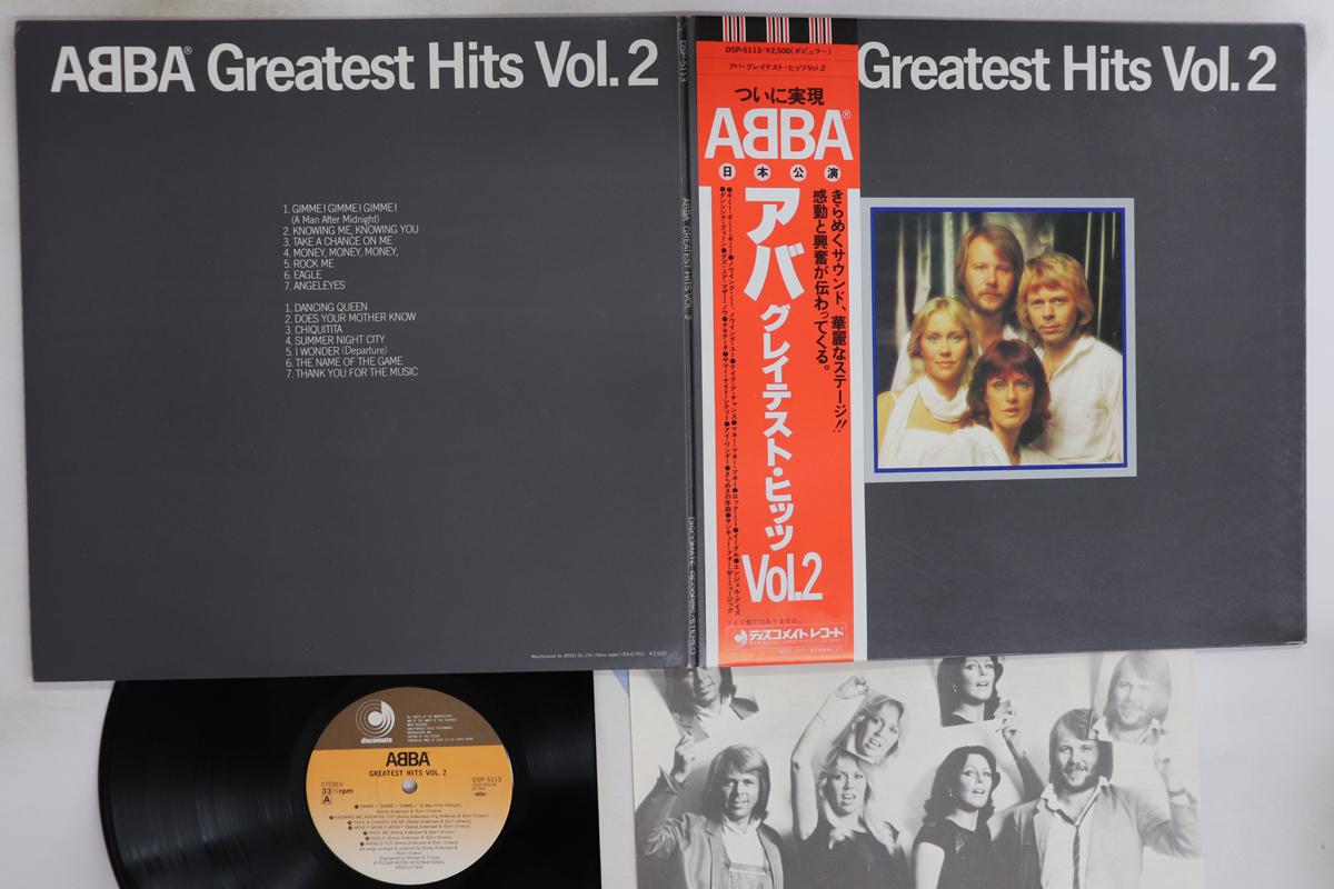 

LP Record ABBA - Greatest Hits Vol 2 DSP5113 DISCOMATE 1979 Japan Obi Pop Used