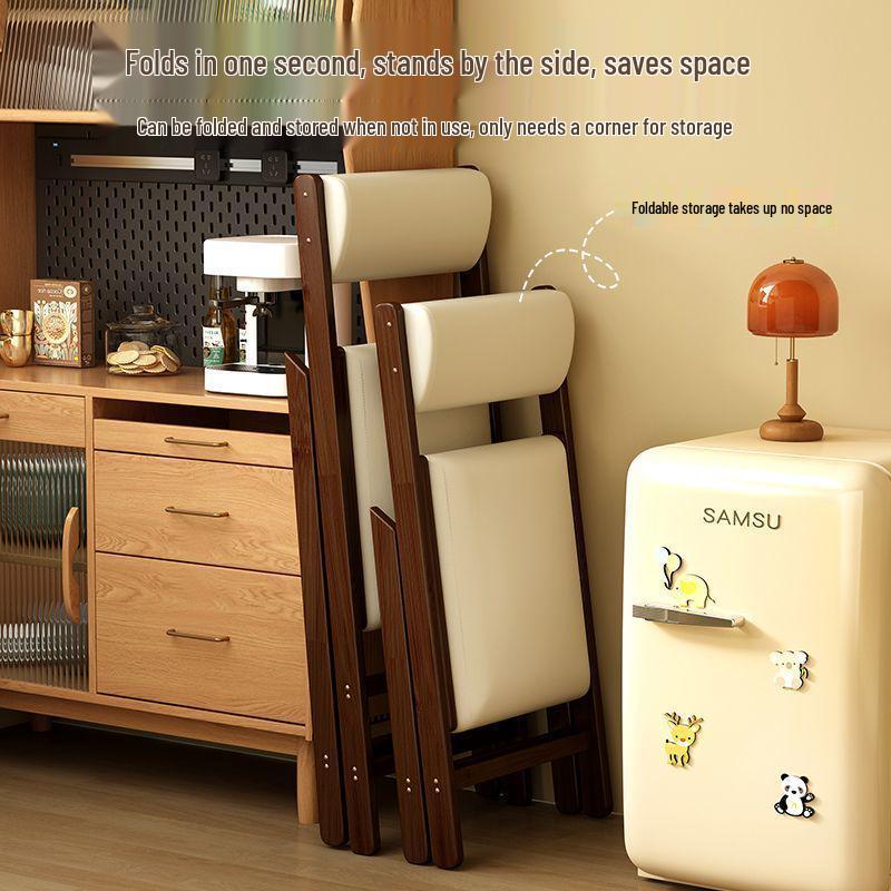 Multi-functional Foldable Upholstered Bar & Dining Stool with Storage