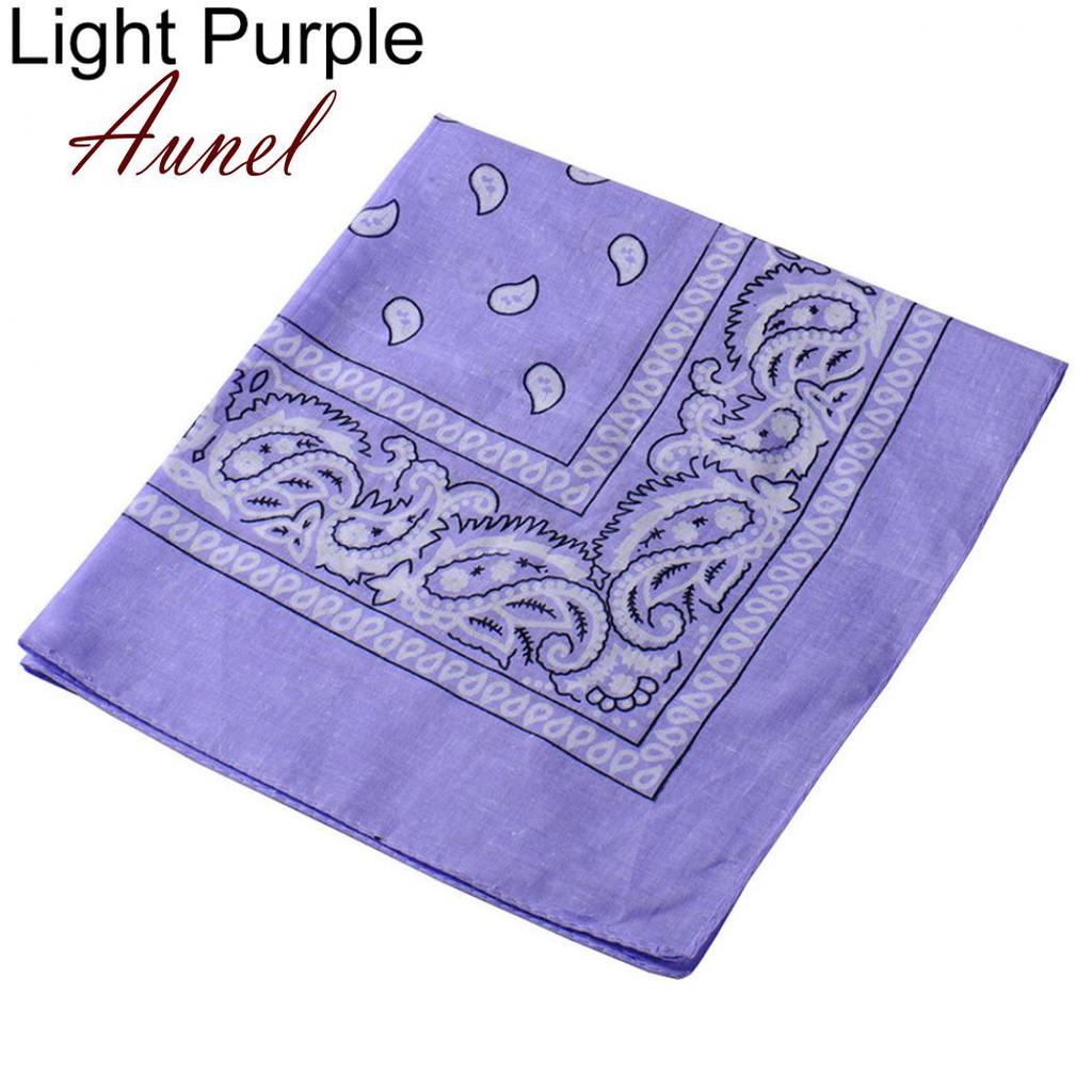 Modish Paisley Square Bandana Head Wrap Cotton Hiphop Scarf Neck