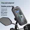 Electric Bike & Motorcycle Phone Holder - Shockproof & Waterproof for Food Delivery Navigation.