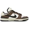 Nike Dunk Low Twist 'Panda' Low top Skateboard Shoes Women's Brown White Black DZ2794-001(Team4-)