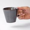 Wired Beans Eternal Mug, Double-Walled Arita Ware (39Arita), 270ml (Silver Crystal Black, 1)