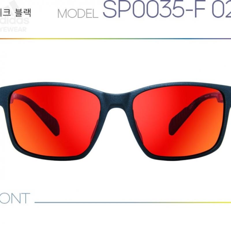 Adidas Ochelari de soare sport Sp0035 02l Lentilă oglindă