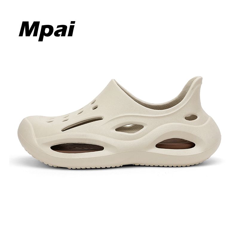 

Dream Brand Fashion Hole Shoes Baby Boy and Girl Summer Cut Out Breathable Outer Wear Beach Shoes Eva Non-Slip Deodorant Closed Toe Sandals Rice Brown 38-39
