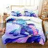 Anime JoJos Bizarre Adventure Bedding Set Duvet Cover Pillowcase King Queen Size Boys Adult Comforter