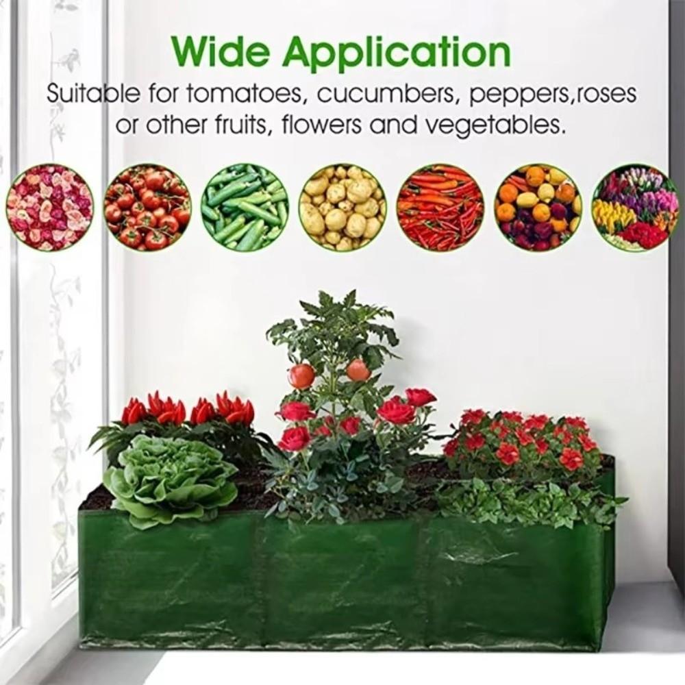 4/6 Grids Vegetable Planting Bag Fruit Growth Flower Growing Container Planting Container  Indoor