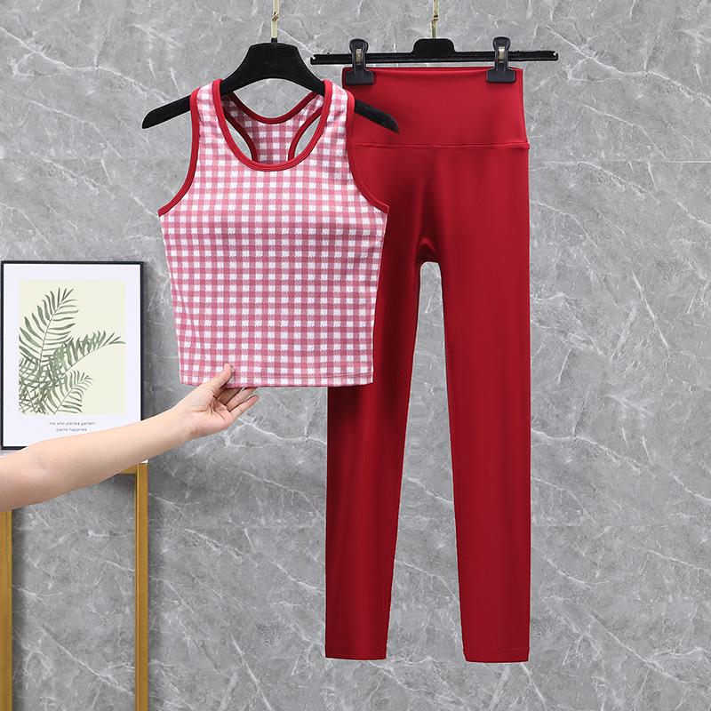 

Lulu High-Waist Yoga & Fitness Pants - No Embarrassment Line, Hip-Lifting Sports Set for Running & Yoga (Spring/Summer) S