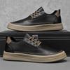 Fashion Shoes for Men High-quality Four-season Light Luxury Board Shoe Outdoor Men's Black Casual Leather Shoe Sneaker Zapatillas Hombre