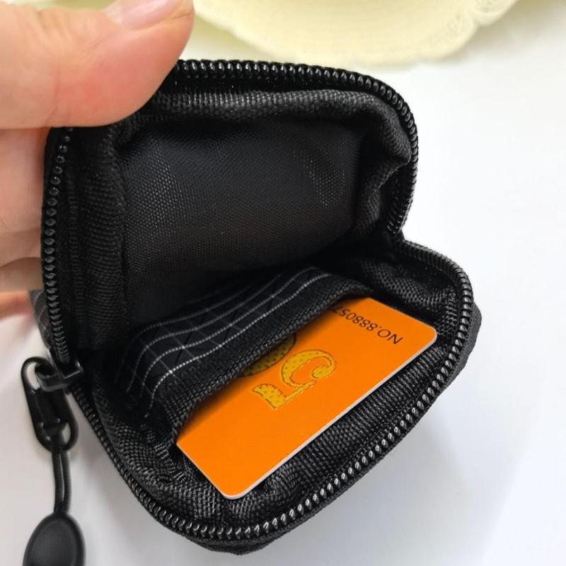 Mini EDC Aufbewahrungstasche Geldbörse Beutel Wasserdichtes Polyester Münzbeutel Tragbarer Kleiner Halter für Reisen Outdoor-Sportarten