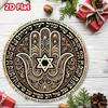 Retro Metal Painting 20x20cm Handmade Art Vintage Tin Sign Home Wall Decor