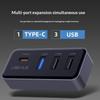 Docking Station Usb Hub 4-In-1 For Model 3 Model Y Glovebox For Dashcam Flash Drive Charger Data Transfer Games Music