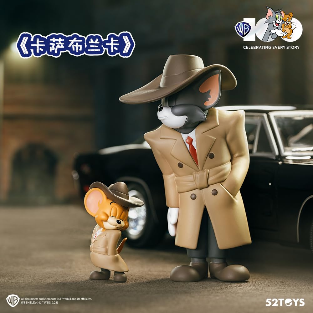 52TOYS BLINDBOX Tom and Jerry Warner 100th Anniversary Series 6-Piece Box