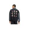Li Ning Wade Series Color Block Woven Loose Sports Jacket Men Jackets Black AJDR375-1
