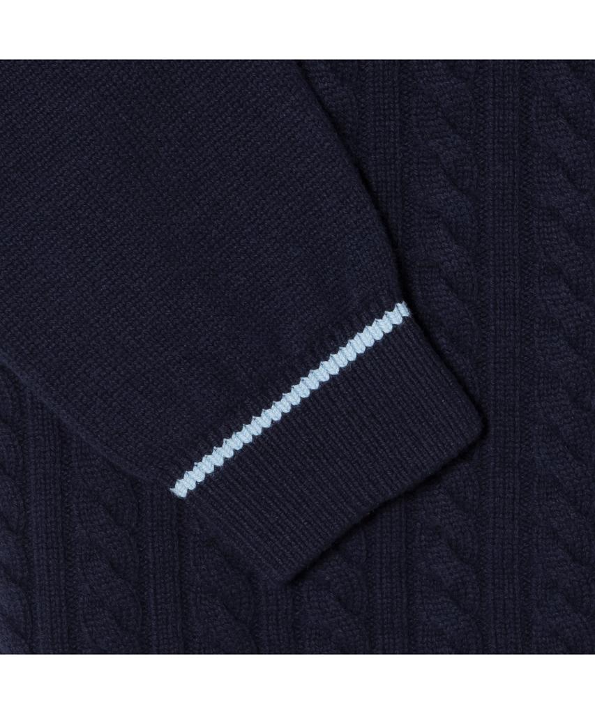 LACOSTE Men'S Cable Round Sweater Ah806E-54N Hde