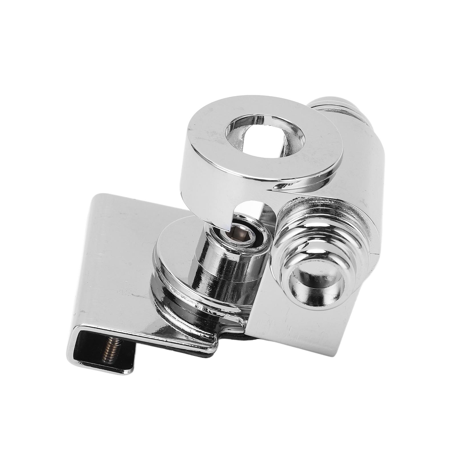 

Radio Antenna Mount Bracket Metal Silver 16mm Hole Adjustable Angle for Kenwood Car Truck