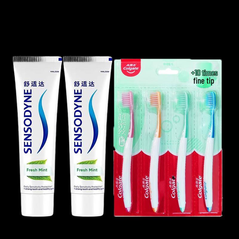 

Sensodyne Fresh Mint Toothpaste & Toothbrush Combo Pack