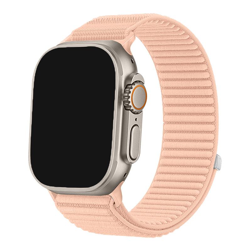 Nylon Braided Sport Strap For Apple Watch Band 49MM Bracelet for iWatch 10 9 8 7 6 5 4 SE Ultra 1 2 49mm 46 45 44 42 41 40 38mm