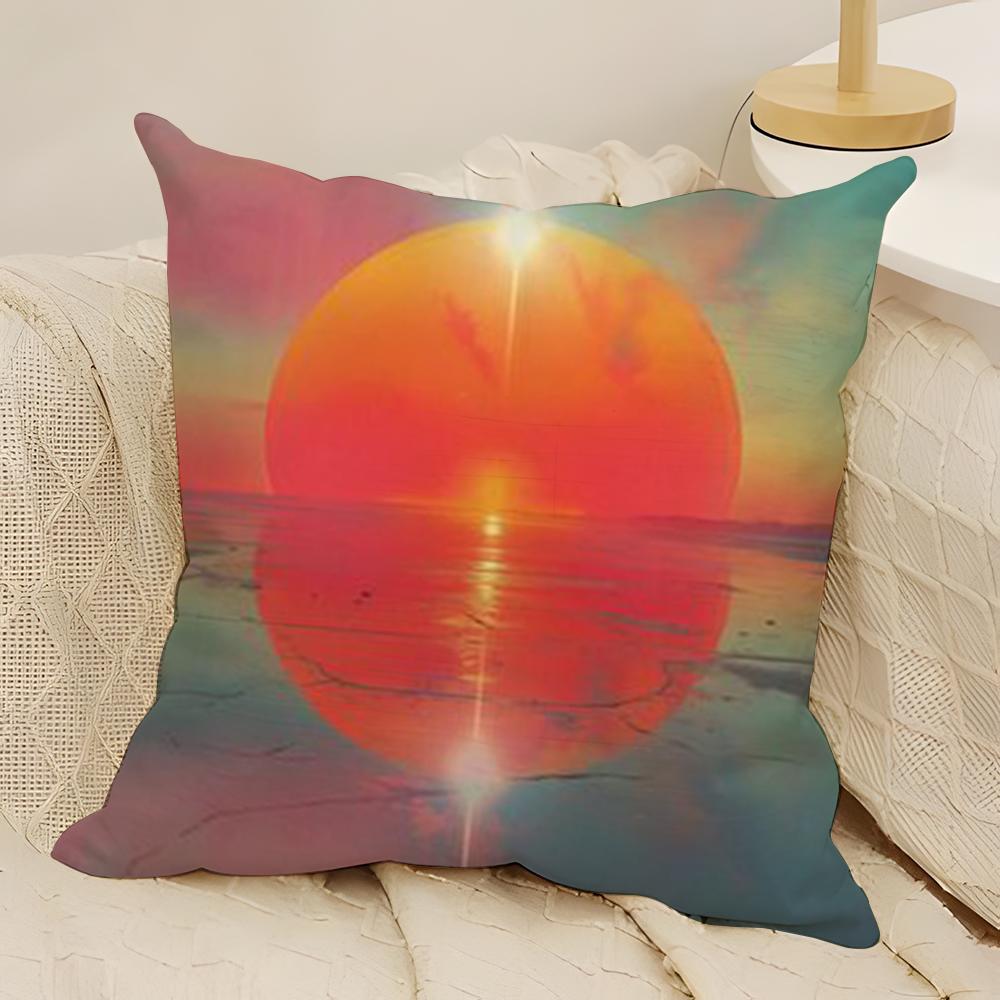 Hot Band IImagine Dragons Pillow Case Natural Linen DoubleSided Printing Sofa Home Decor Cushion Cover