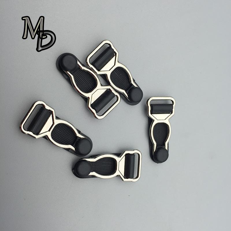Multi Color Sexy Plastic or Metal Nursing Bra Clips 12mm Silver Zinc Alloy Suspender Clip Adjustable Garter Belt Clip