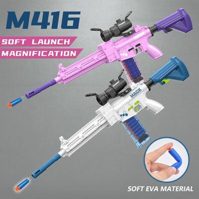 Dziecięcy elektryczny pistolet EVA Soft Bullet Zabawa na świeżym powietrzu Aktywność pistoletowa Zabawka dla chłopców Automatyczna zabawka ogniowa dla dzieci Wyrzutnia pistoletów