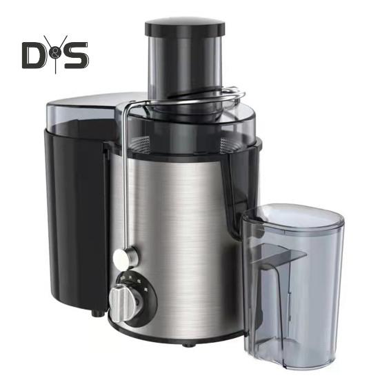 

Соковыжималка с 3-скоростным управлением. Мощный двигатель 850 Вт. Конструкция с защитным замком. Эффективное извлечение сока. Легко чистится. Соковыжималка для фруктов. Электрическая соковыжималка. US Plug светло-серый